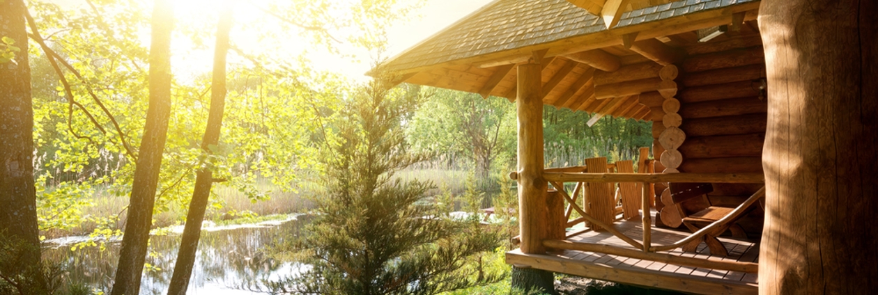 Wohnen, Unterschlupf, Haus, Landschaft, Kabine