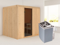 Sauna Systemsauna Sodin, inkl. 4,5 kW Ofen mit integrierter Steuerung
