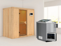 Sauna Systemsauna Variado, inkl. 4,5 kW Bio-Ofen mit externer Steuerung