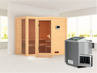Sauna Massivholzsauna Amara inkl. 9 kW Bio-Kombiofen ext. Steuerung