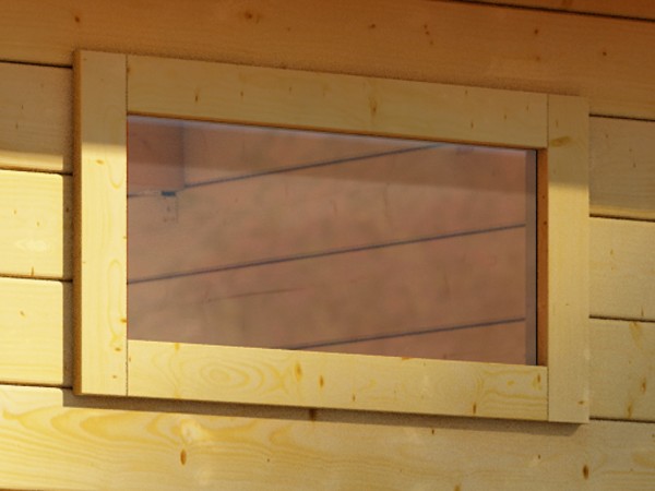 Fenster feststehend für 28 mm starke Gartenhäuser