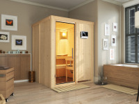 Sauna Systemsauna Norin, inkl. 4,5 kW Ofen mit externer Steuerung