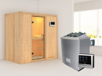 Sauna Systemsauna Variado, inkl. 4,5 kW Ofen mit externer Steuerung
