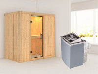 Sauna Systemsauna Variado, inkl. 4,5 kW Ofen mit integrierter Steuerung